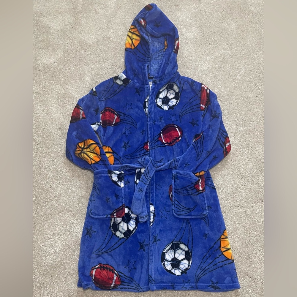 Komar Kids Blue and Red Sports Robe